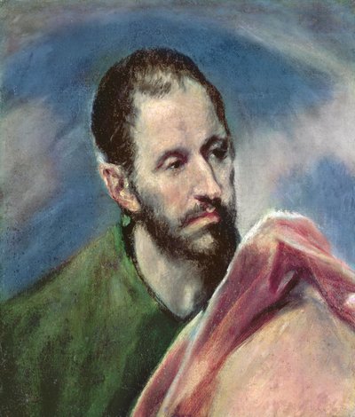 Sint Jacobus de Mindere, ca.1595-1600 door El Greco